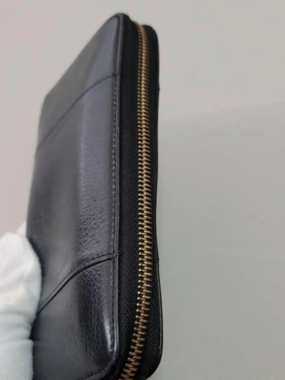 See By Chloe Black Leather Bow Continental Wallet
